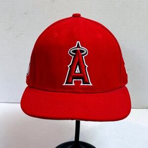 New Era Los Angeles Angels MLB Baseball‎ Cap Hat Red American Adjustable